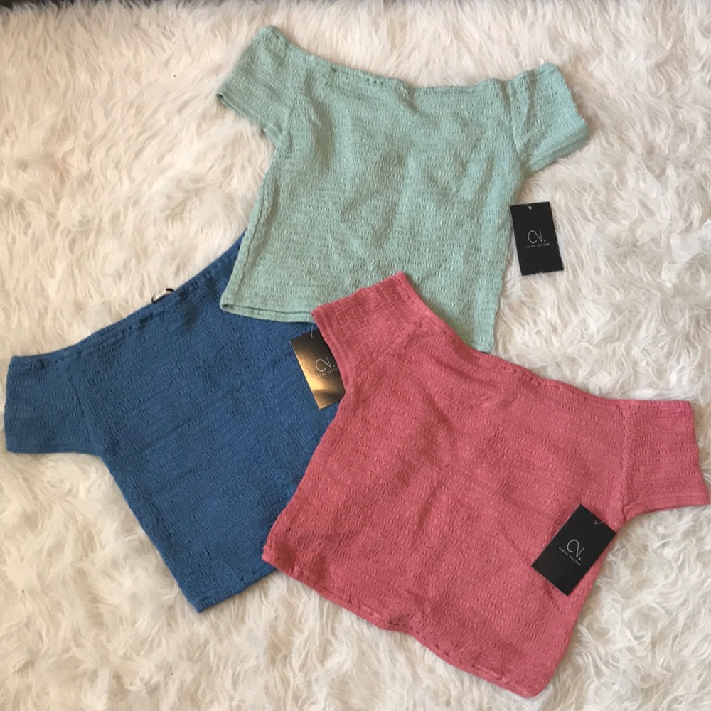 NWT Peachy pink 🍑 crop top